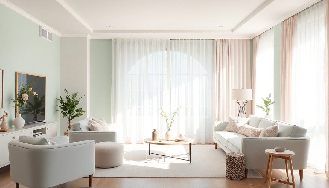 Pastel Perfection: Blending Hues for a Harmonious Home