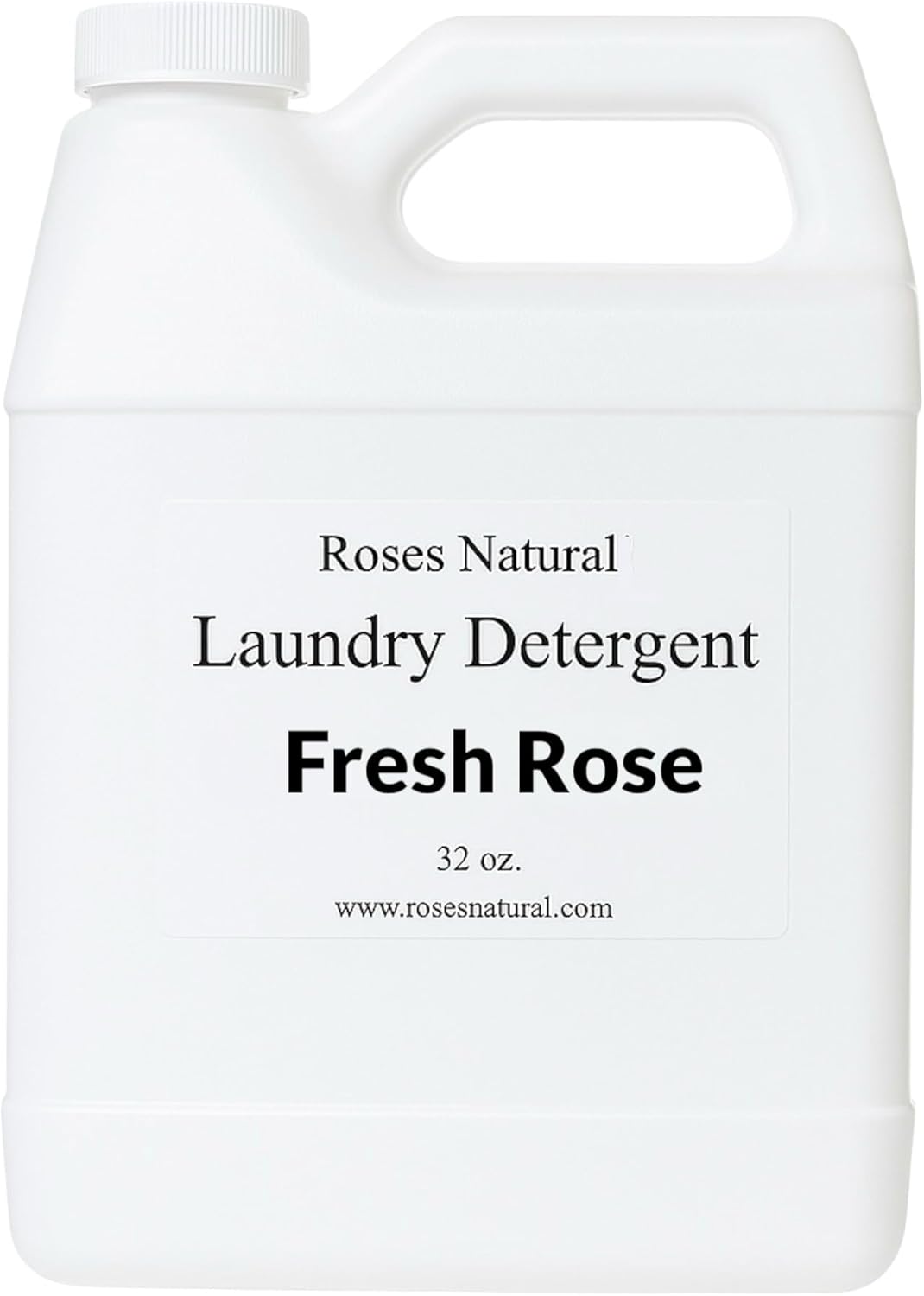Plant-Based Liquid Laundry Detergent, 32 Fl Oz, Multiple Scents, HE Compatible (Fresh Rose)